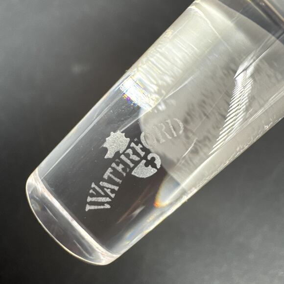 Waterford Crystal Wine Bottle Stopper, Pineapple Cut With Seahorse Sticker - Picture 6 of 9